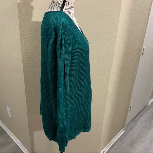 H by Halstom crew neck top sz large - Picture 2 of 7